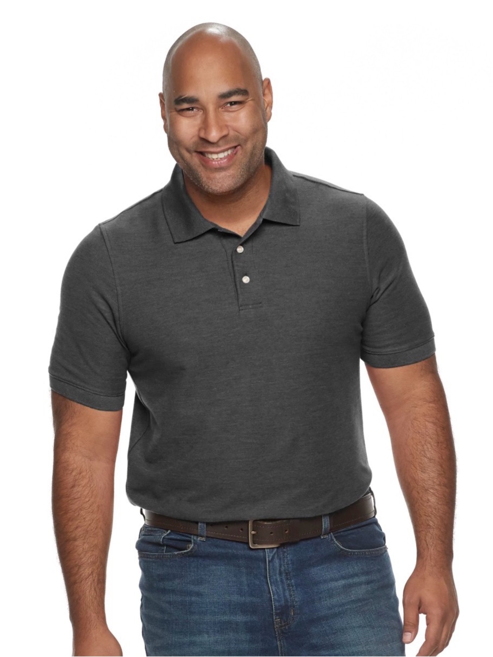 Big & Tall Croft & Barrow® Easy-Care Pique Polo